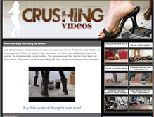 Tablet Screenshot of crushingvideos.com